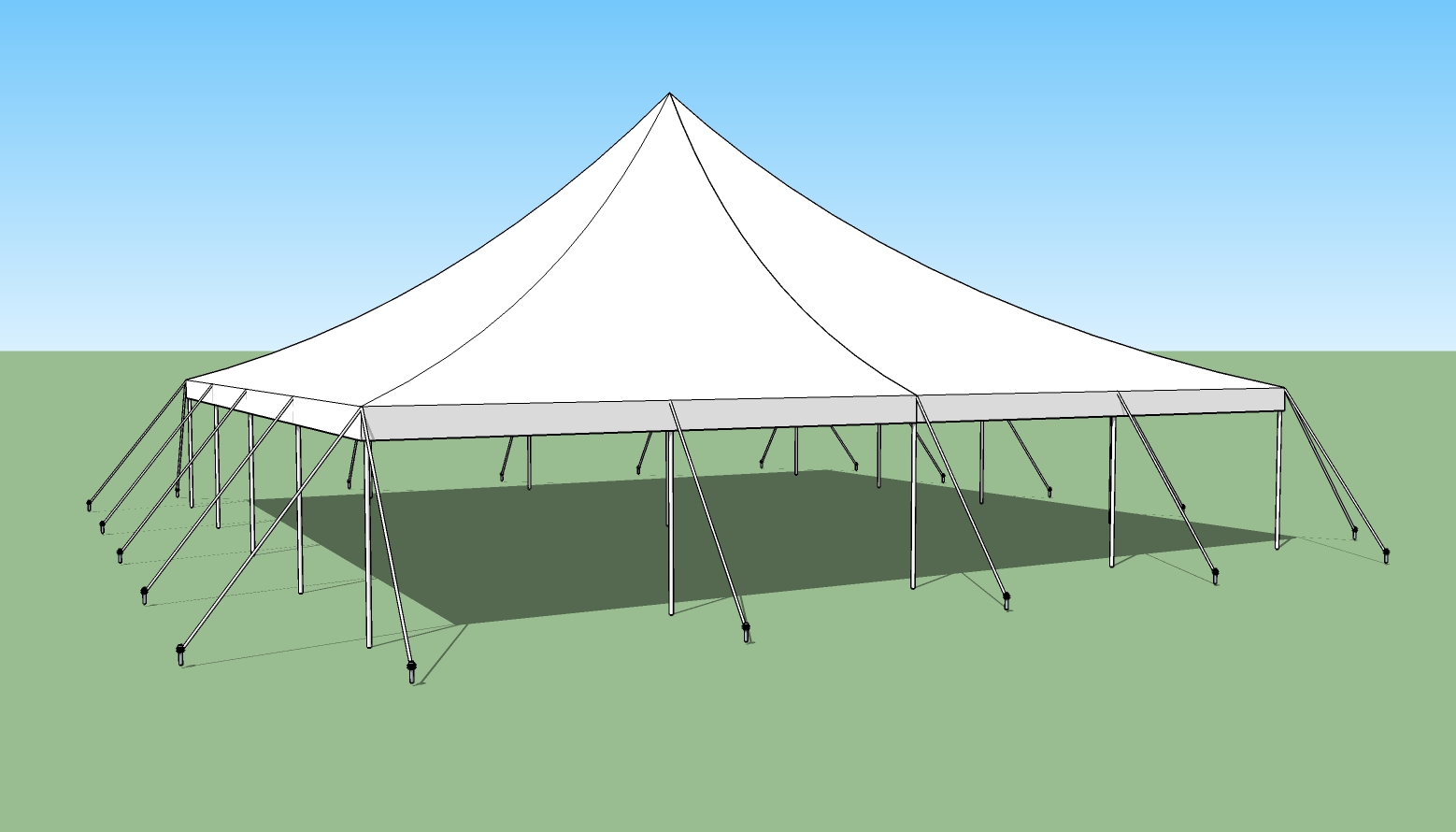 40x40 High Peak Party tent